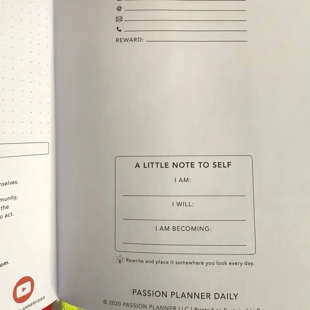 New in package Passion Planner Daily